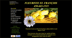 Desktop Screenshot of fleuristestfrancois.com